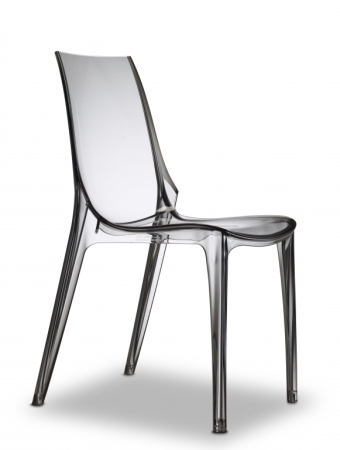Стул прозрачный Vanity дымчатый