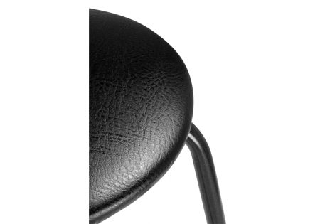 Барный стул Sadov черный, светлый мусс