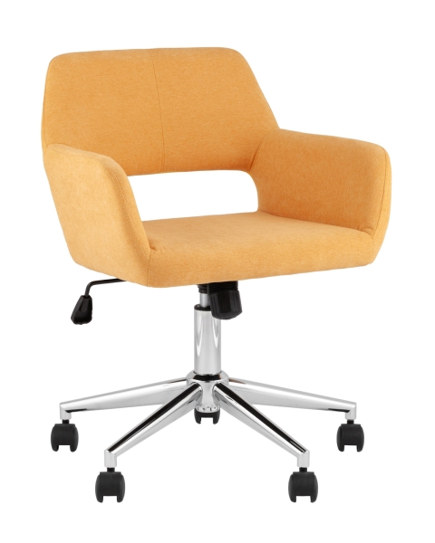 Стул офисный ROSS рогожка желтый