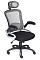 Кресло MESH-2, ткань, черный/серый