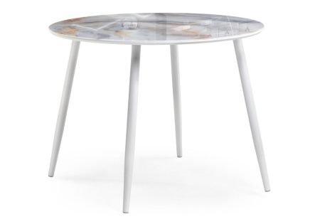 Обеденная группа Николет сиреневый, кианит, белый