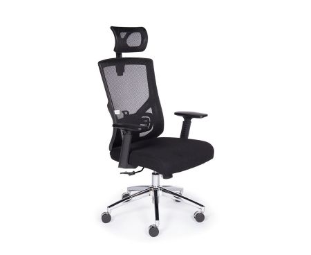 Кресло офисное Гарда SL черный пластик черная сетка черная сидушка