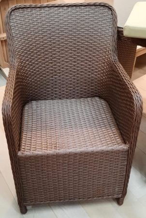 Комплект обеденной плетеной мебели Tagliamento Barcelona коричневый