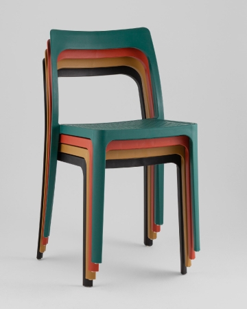 Стул обеденный Marty пластиковый охра