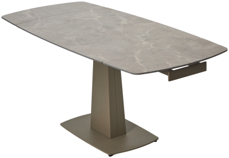Стол BALDE 140 MATT LATTE STONE SOLID CERAMIC, TAUPE