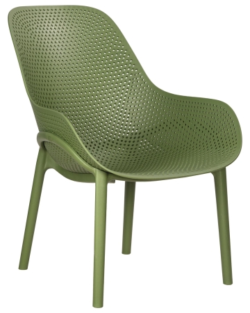 Набор 4 шт Кресло LONZO, зеленый хаки (G-17) c УФ-защитой