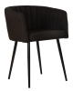 Стул обеденный ALINA черная ткань LAR-106D-28