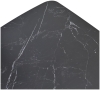 Стол BLANCO 160 MATT BLACK MARBLE SOLID CERAMIC, орех