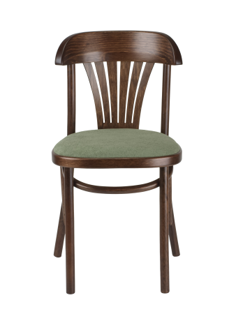 Стул Астра темный тон, букле зеленый MOSS 615