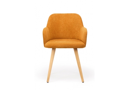 Стул деревянный Инфини терракота (ocean 015), светлое дерево