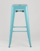 Стул барный TOLIX голубой матовый