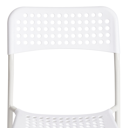 Стул ADDE (mod. C-049) металл и пластик, белый