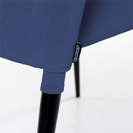 Стул Albert (Альберт) бархат синий