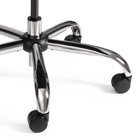 Кресло Appolon серый, ткань и металл, мягкое сиденье, с подлокотниками