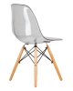 Стул обеденный DSW CASPER ножки светлый бук, прозрачный