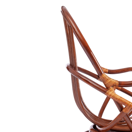 Кресло вращающееся "FLORES" 5005 без подушки, орех