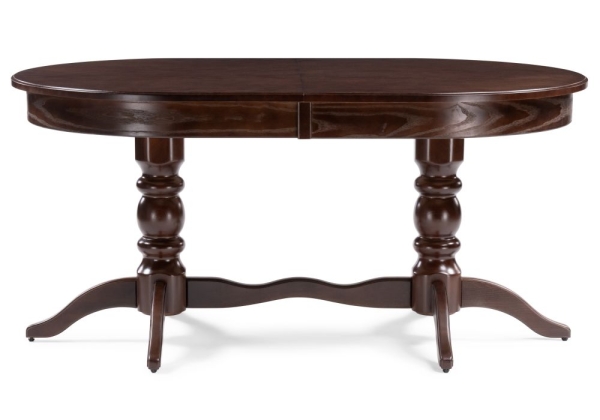 Стол деревянный Дейвер 160(220)х100 орех темный