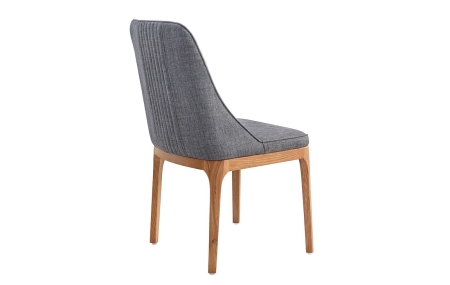 Стул Y1711A серый JX215-29, орех