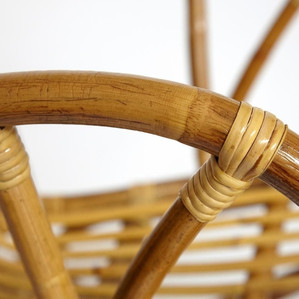 Комплект террасный AKIRA с подушкой 54х60х78 см, D 46х40 см, натуральный Комплект террасный AKIRA с подушкой 54х60х78 см, D 46х40 см, натуральный