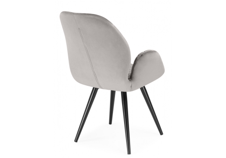 Стул Муат поворотное confetti silver, черный