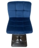 Стул барный DOMINIC синий велюр MJ9-117