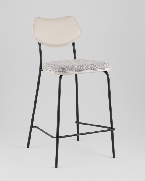 Стул полубарный Casey серый