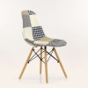 Стул Eames Style Patchwork трехцветный