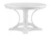 Стол деревянный Нозеан круглый белый, серебро