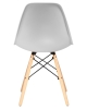 Набор 4 шт Стул обеденный DSW, ножки светлый бук светло-серый (GR-01)