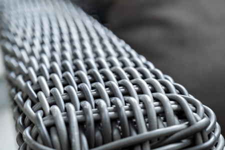 "Капучино" диван из искусственного ротанга двухместный, цвет графит