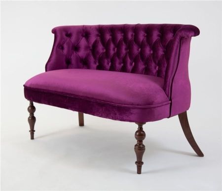 Диван Бархат темный тон, 26 - темно-розовый