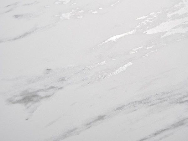 Стол CREMONA 140 KL-99 белый мрамор матовый итальянская керамика, черный каркас