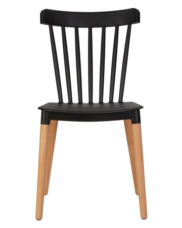 Набор 4 шт Стул обеденный THEO, ножки светлый бук черный (B-03)
