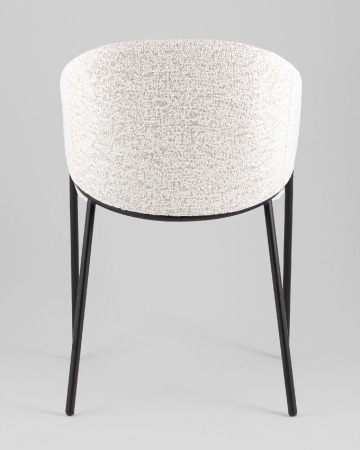 Стул обеденный Carmel бело-серый