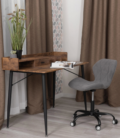 Кресло SELFI metalBL серый