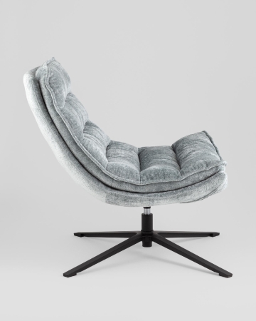 Кресло лаунж Lazy серый