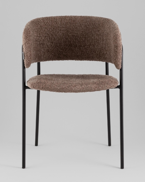 Кресло Нэлли New букле коричневый