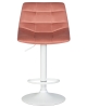 Стул барный TAILOR белый пудрово-розовый велюр MJ9-32