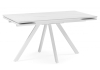 Керамический стол Вилли 140(200)х80 белый мрамор, белый