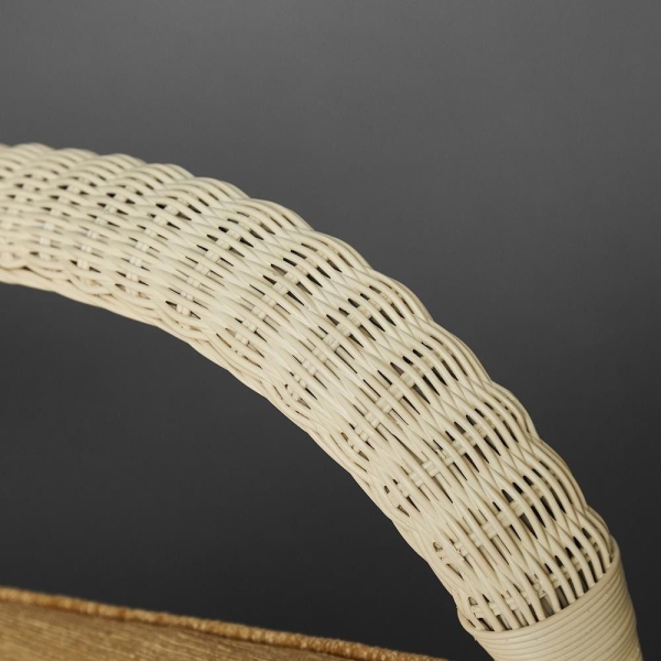 Комплект террасный ANDREA (стол кофейный со стеклом + 2 кресла + подушки) ротанг, 64х67х92 см, D60х55, белый Комплект террасный ANDREA (стол кофейный со стеклом + 2 кресла + подушки) ротанг, 64х67х92 см, D60х55, белый