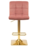 Стул барный GOLDIE пудрово-розовый велюр MJ9-32