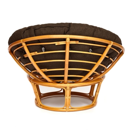 Кресло "PAPASAN" 23/01 W с подушкой мед, ткань коричневый, 3М7-147 фото в интернет-магазине Stoolmarket
