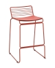 Стул полубарный Danny бордовый с подушкой
