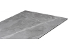 Керамический стол Вилли 140(200)х80 серый мрамор, черный