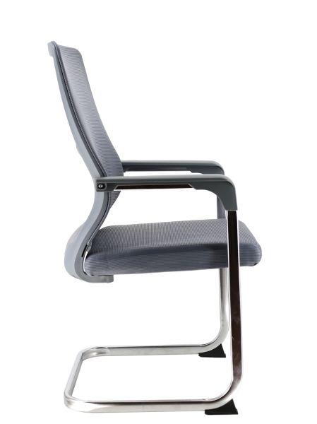 Кресло для посетителей EP-510 Сетка Серый