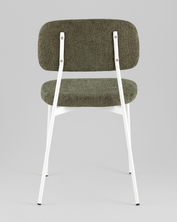 Стул Chao зеленый белые ножки 2 шт.