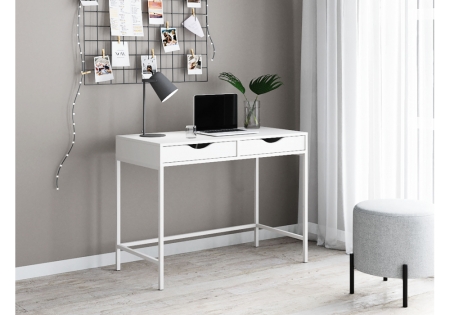 Компьютерный стол Дейл белый шелк