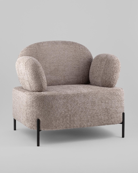 Кресло Кэнди ткань букле капучино