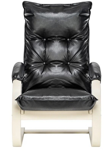 Кресло-трансформер Монако слоновая кость, экокожа Dundi 109