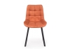 Стул на металлокаркасе Челси 360 П терракотовый (zd 432), черный np